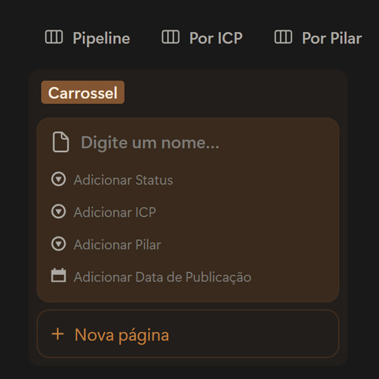 Tela do sistema com visualização da produção