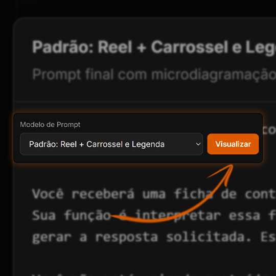 Tela do sistema com definição de decisão